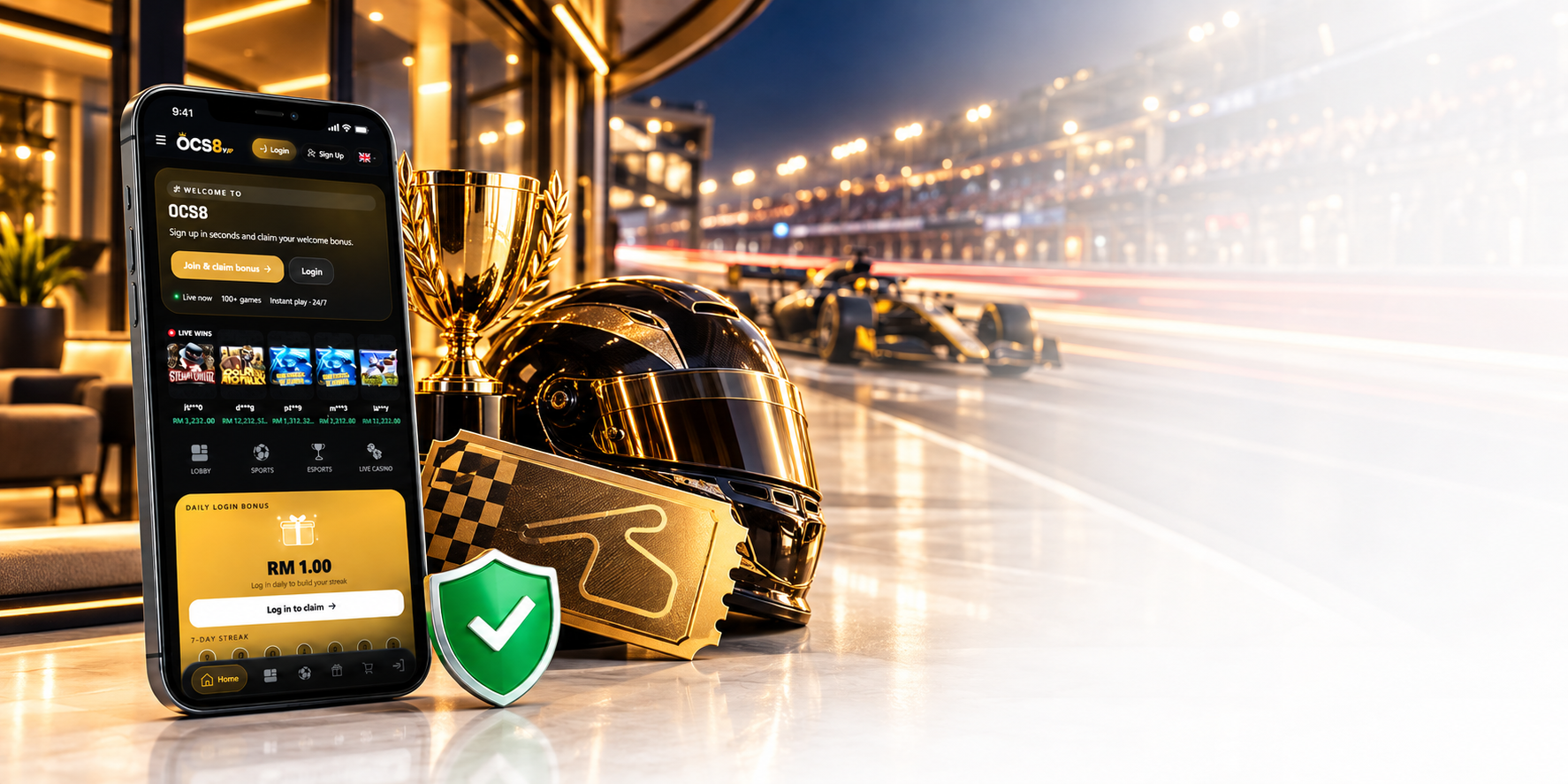 Why members choose OCS8 for F1 rewards